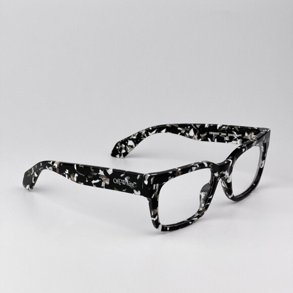 Off-White STYLE 53 Women Eyeglasses – Havana Black Square Frame | Model OERJ053 - Picture 4 of 11